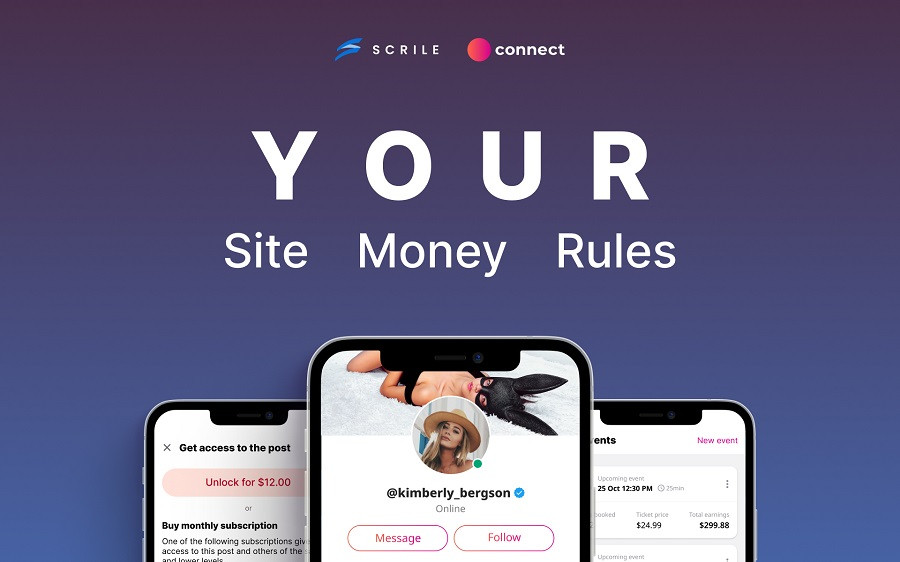Scrile Connect Promo Banner