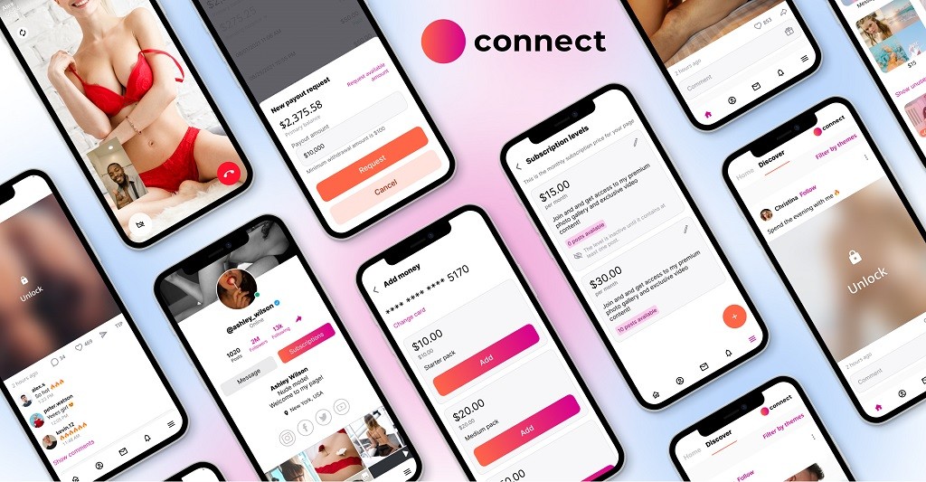 creator website with scrile connect